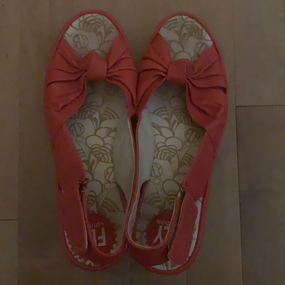 Fly London orange sandals. Size 37. - Picture 1 of 2